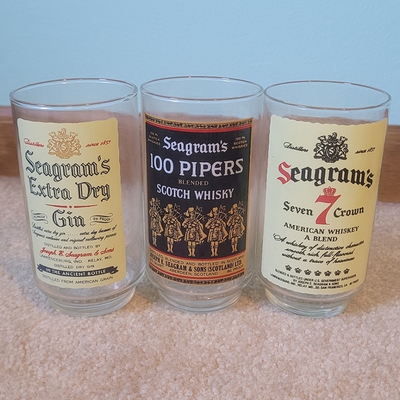 Seagram's Other - Seagram's drinking glasses